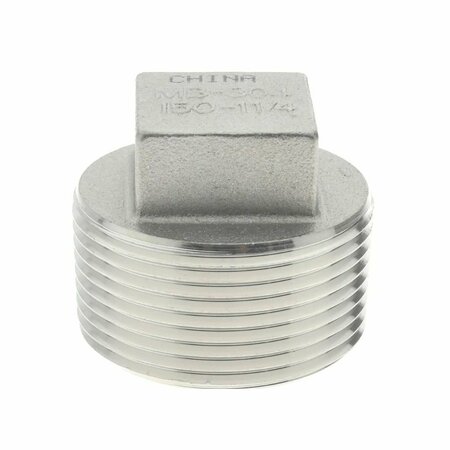 THRIFCO PLUMBING 3/4 Plug Stainless Steel, Packaged 9018093